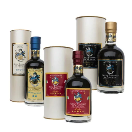 Tris Balsamic Vinegar PGI gift box Acetaia Valeri