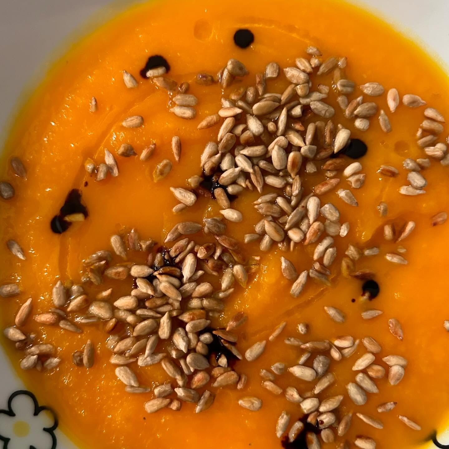 Vellutata di zucca con aceto balsamico tradizionale Acetaia Valeri