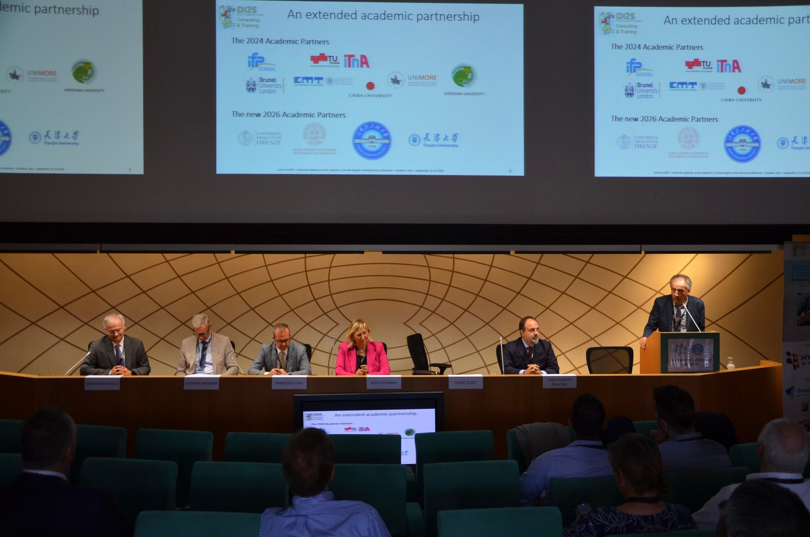 Conferenza internazionale DIRECT INJECTION 2-STROKE ENGINES, sponsorizzazione Acetaia Valeri