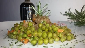 Ricetta all'Aceto Balsamico spezzatino, piselli e ABTM